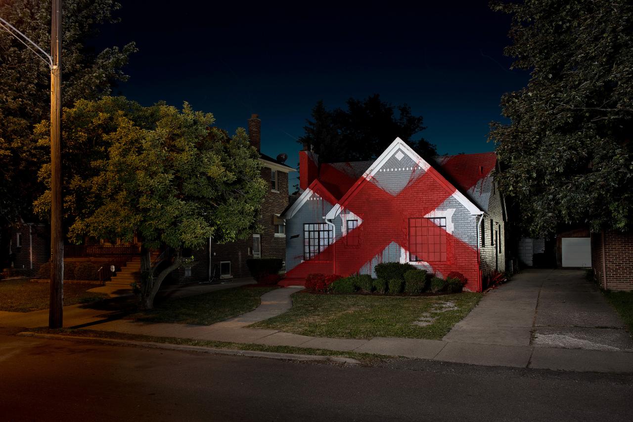Ian Strange<br/>
<em>Harvard St</em> 2012<br />
archival digital print<br />
Collection of the artist, New York<br />
© Ian Strange