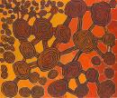 Johnny Yungut Tjupurrula
Pintupi
Tingarri Dreaming at Wanaritjarra 2009 
synthetic polymer paint on canvas
152.3 x 182.5 cm

National Gallery of Victoria, Melbourne
Felton Bequest, 2011
2011.185

&copy; Johnny Yungut Tjupurrula, courtesy Aboriginal Artists Agency, Sydney
