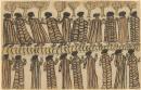 William Barak
Wurundjeri
Figures in possum skin cloaks 1898 
pencil, wash, charcoal solution, gouache and earth pigments on paper
57.0 x 88.8 cm (image and sheet)

National Gallery of Victoria, Melbourne
Purchased, 1962
1215A-5


