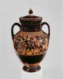 GREECE, Chalkis / ITALY; THE INSCRIPTIONS PAINTER (attributed to)
Psykter amphora (Chalkidian black-figure ware) 540 BC 
fired clay
(a-b) 60.2 x 37.1 x 34.9 cm (overall)

National Gallery of Victoria, Melbourne
Felton Bequest, 1956
1643.a-b-D4



