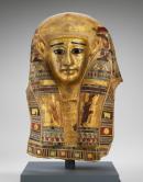 EGYPT
Head covering of Padihorpasheraset 1st century AD-2nd century AD 
cartonnage, gilt, glass paste, pigment
53.7 x 35.9 x 30.1 cm

National Gallery of Victoria, Melbourne
Felton Bequest, 1995
D144-1994


