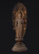 JAPANESE
Sho-Kannon Bosatsu (12th century) 
lacquer and gilt on Cypress (Hinoki), crystal
172.0 x 60.0 x 50.0 cm (overall)

National Gallery of Victoria, Melbourne
Purchased with funds donated by Allan Myers AO and Maria Myers AO, 2011
2011.118


