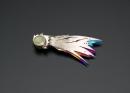 Julie CARTER
Halley's Comet, brooch (1986) 
sterling silver, titanium, opal
3.9 x 7.8 x 1.5 cm

National Gallery of Victoria, Melbourne
Gift of Maurice Stebbings and Julie Carter, 1986
D117-1986


