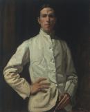 Hugh RAMSAY
Self-portrait in white jacket (1901-1902) 
oil on canvas
92.3 x 73.5 cm

National Gallery of Victoria, Melbourne
Presented through the NGV Foundation by Nell Turnbull, niece of the artist and by her children John Fullerton, Patricia Fullerton and Fiona Fullerton, Founder Benefactors, 2002
2002.235


