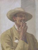 Rupert BUNNY
Self-portrait (c. 1920) 
oil on canvas
65.1 x 50.4 cm

National Gallery of Victoria, Melbourne
Felton Bequest, 1927
3443-3


