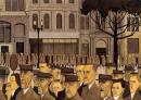 John BRACK
Collins St, 5p.m. 1955 
oil on canvas
114.8 x 162.8 cm

National Gallery of Victoria, Melbourne
Purchased, 1956
3302-4

&copy; National Gallery of Victoria

