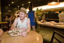 Danny Miller takes some time out at NGV International's Gallery Kitchen. 
&copy; National Gallery of Victoria, Melbourne
