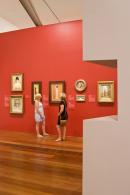 Visitors in the Australian gallery at NGV Australia.
&copy; National Gallery of Victoria, Melbourne