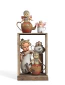 Rosalie Gascoigne
The tea party 1980
painted wood, celluloid, plastic, enamelled metal, feathers
82.0 x 35.0 x 190.0 cm
Gascoigne Family Collection, Canberra
&copy; Rosalie Gascoigne Estate. Administered by VISCOPY, Australia
