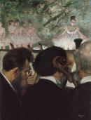 Edgar Degas
French 1834-1917
Orchestra musicians 1872, reworked in 1874-76
(Musiciens &agrave; lorchestre)
oil on canvas
69.0 x 49.0 cm
St&auml;del Museum, Frankfurt am Main
Acquired in 1912 
