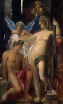 Gustave Moreau
French 1826-1898
Hercules and Omphale
oil on canvas
104.5 x 65.0 cm
Mus&eacute;e Gustave Moreau (Inv. 13989)

&copy; Photo RMN - Christian Jean
