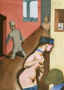 George Grosz
German 1893-1959
Tatlinesque diagram 1920
watercolour, pencil and ink with photomontage and collage
41 x 29.2 cm
Museo Thyssen-Bornemisza, Madrid

&copy; George Grosz/VG Bild-Kunst, Bonn. Licensed by Viscopy, Sydney