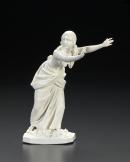 DERBY PORCELAIN, Derby (manufacturer); Jean-Jacques SP&Atilde;NGLER (modeller)
Pair of figures, Bugbear and Companion (c. 1790-1792) 
porcelain (soft-paste)
(a) 19.3 x 16.8 x 9.3 (Bugbear)
(b) 19.0 x 15.6 x 13.7 (Companion)

National Gallery of Victoria, Melbourne
Purchased, 2006
2006.259.a-b



