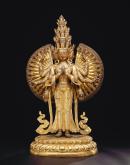 TIBETO-CHINESE
Avalokiteshvara (17th century-18th century) 


gilt-bronze, semi-precious stone, pigment
115.0 x 72.5 x 45.4 cm


National Gallery of Victoria, Melbourne
Felton Bequest, 1966
1485-D5



