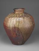 JAPANESE
Jar (15th century-16th century) 
(Tsubo 壺)

stoneware (Shigaraki ware)
46.0 x 42.8 cm diameter


National Gallery of Victoria, Melbourne
Purchased through The Art Foundation of Victoria with the assistance of CRA Limited, Fellow, 1984
AS1-1984



