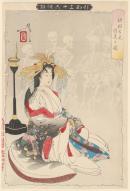 Tsukioka YOSHITOSHI
The enlightenment of Jigoku-dayu 1890 

from the New forms of thirty-six ghosts series (1889-1892)
colour woodblock
34.0 x 23.1 cm (image)


National Gallery of Victoria, Melbourne
Purchased, 1993
AS11-1993



