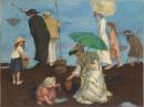 Rupert BUNNY
Shrimp fishers at Saint-Georges (c. 1910) 
(P&ecirc;cheurs de crevettes &agrave; Saint-Georges)

oil on canvas
120.7 x 161.9 cm


National Gallery of Victoria, Melbourne
Felton Bequest, 1946
1685-4




