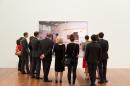Corporate Members viewing Jeff Wall Photographs
&copy; Jeff Wall

