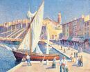 Maximilien LUCE
French 18581941
The port of Saint-Tropez 1893
(Le Port de Saint-Tropez)
oil on canvas
73.7 x 91.4 cm 
Private collection
