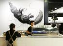 ROA
Belgian 1976
Platypus 2012
enamel and synthetic polymer paint
&copy; Courtesy of the artist