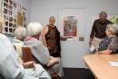 Voluntary Guide Robyn Cass demonstrates the Gallery Visits You program.
&copy; National Gallery of Victoria, Melbourne