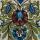 Persian flowering foliage, tile