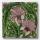 Small carnations and encircled foliage, tile