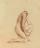 Male nude study - side view