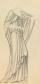 Opera costume sketch for Myer murals, Patti as Aida