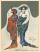 Costume designs for Bluebeard, wedding guests, Act III