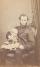 No title (Father nursing small daughter), carte-de-visite