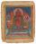 Tibetan religious painting (tsakli) depicting deity of the Bon religion