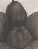 Three pears and an apple