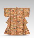 Noh Theatre Robe Shozoku (Akikusa, a classical Japanese design of autumn grasses and flowers)