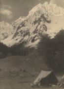 No title (Tent on mountain side, Kashmir)