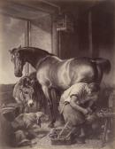 Edwin Landseer's painting, The shoeing forge