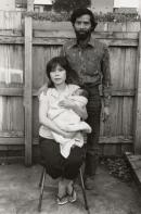 Lily, Chinese-Singaporean and Yadi, Indian-Malay with baby Teddy, born in Australia. Albion Street, Brunswick.