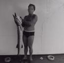 Iban man with barracuda