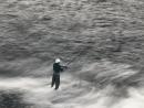 Man fishing, Bare Island