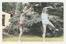 No title (Man and woman playing badminton)