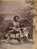 No title (Aboriginal man holding a gun)