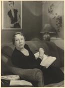 The writer Jean Campbell, in her flat in East Melbourne