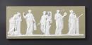 Apollo and the muses, plaque