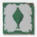 Frame with tile