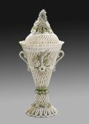 Lidded vase