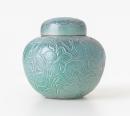 Covered jar
