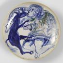 Angel and beast, platter