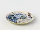 Christ with an angel, platter