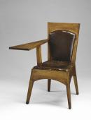 Suite of furniture from Newman College, University of Melbourne: lecture room armchair