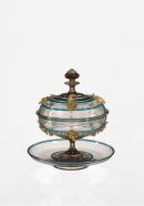 Covered tazza and stand